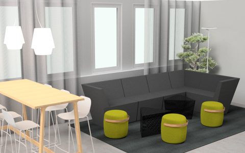 inredningsdesign kontorsinredning varumärkes identitet